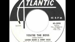 LaVern Baker amp Jimmy Ricks  Youre The Boss Atlantic 2090 1961 Popcorn RampB [upl. by Eciruam]