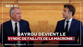 NDA92 · Bayrou devient le syndic de faillite de la macronie [upl. by Merlina361]