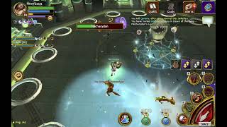 Arcane LegendsCap86Party Facing Mecharydon 2nd portal boss Zodias [upl. by Liemaj]