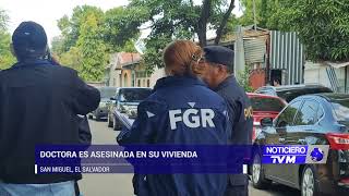 DOCTORA ES ASESINADA EN SU VIVIENDA [upl. by Acirt733]