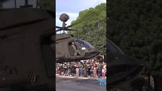 Bell OH58D Kiowa Warrior Takeoff from a Parking Lot shorts helicopter aviation [upl. by Saiff]