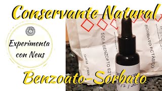 Conservante natural BenzoatoSorbato [upl. by Trahern122]