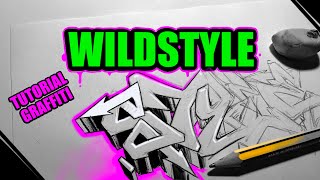 Como dibujar graffiti WILDSTYLE graffiti [upl. by Eisus242]