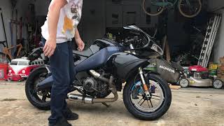 2008 Buell 1125R Barker Exhaust startup [upl. by Ajnotal840]