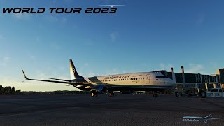 WORLD TOUR 2023 ETAPE 64 KSLC KSFO [upl. by Chancey]