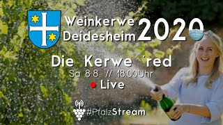 Weinkerwe Deidesheim 2020  Die Kerwe red  PfalzStream [upl. by Lynad]