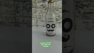 Milk glass bottle by R TECH  Glass bottle 1000ml to 500ml available and Milk bottle bag 8512073310 [upl. by Kire]