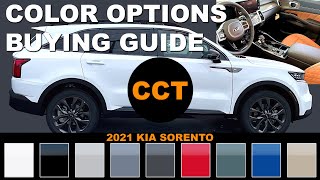 2021 Kia Sorento  Color Options Buying Guide [upl. by Retsim]