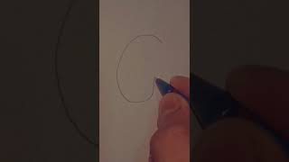 How to write a letter G in simple calligraphy ll 💞💞 ll viralvideo art calligraphyfonts font l💞💞 [upl. by Saisoj]