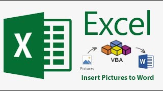 How to insert pictures in Word file using Excel VBA [upl. by Inglebert]