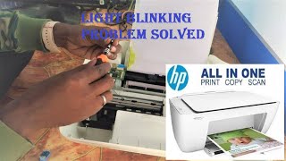 Hp Deskjet Printer 21372131 2332 or 2130 light blinking  page not coming  Printer Problem solved [upl. by Danika]