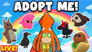 🔴 LIVE  Giving Away Free Pets In Roblox Adopt Me [upl. by Killy]