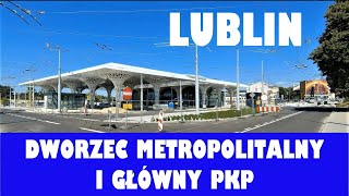 Lublin Dworzec metropolitalny i główny PKP 12 i 15082023 [upl. by Indira716]