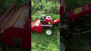 Is agricultural machinery OK Grass shredder field machine shreds high thick grasswithoutviralvideo [upl. by Innaig]