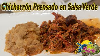 Chicharrón Prensado en Salsa Verde  ElSazóndeSilvia [upl. by Garibull]