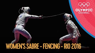 Fencing Womens Sabre Individual  Rio 2016 Replays [upl. by Yeleen]