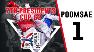 7th WT Presidents Cup Europe  Durres Albania  2022  POOMSAE  DAY 2 [upl. by Nagle14]