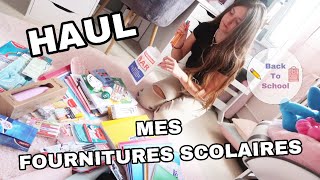 HAUL MES FOURNITURES SCOLAIRES  BACK TO SCHOOL 2022 [upl. by Naired425]