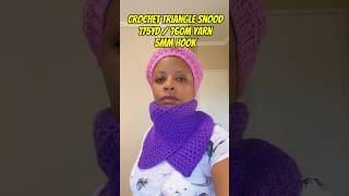 Crochet Snood  A Quick crochet tutorial [upl. by Kluge]