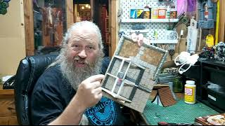 Burrows amp Badgers Bakery Build Part 2  28mm wargames terrain Tiling the roof [upl. by Nosila]