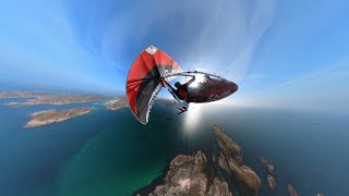 Flying flexwing The Western Isles of Scotland [upl. by Zora]