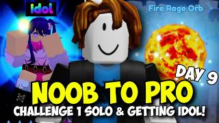 Day 9 Getting Idol amp Soloing Challenge 1 for Fire Rage Orb F2P Noob to Pro ASTD [upl. by Eirrod]