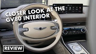 2021 Genesis GV80 Interior Video Review [upl. by Siugram848]