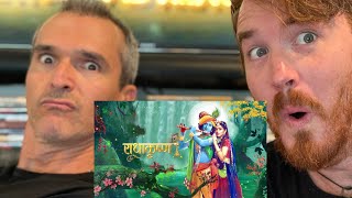 Radha Krishna Title Song  REACTION [upl. by Ebba17]