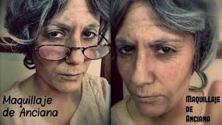 MAQUILLAJE de ANCIANAVIEJA TUTORIAL en 4 minutos 😱✅👵 [upl. by Barbur]