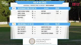 Kent CL  Premier  Holmesdale CC 1st XI v Sevenoaks Vine CC 1st XI [upl. by Yrallih]