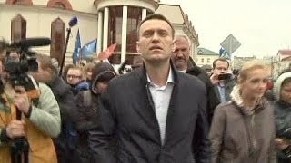 Navalny trial adjourned in Russia [upl. by Enimrej]