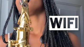 Wifi by Dexta Daps  Saxophone Cover by Ariana Stanberry [upl. by Gwenni]