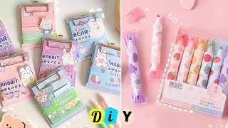 🌷easy paper craft paper craft school hacks easy to make  DIY [upl. by Sufur]