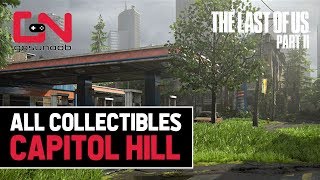 The Last of Us 2 Capitol Hill All Collectibles Trading Cards Safes Workbench Artifacts [upl. by Cannice]