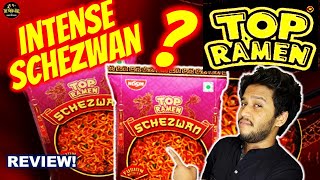 Trying Spicy 🥵 Nissin TOP RAMEN SCHEZWAN Noodles NISSIN TOP RAMEN Review [upl. by Highams]