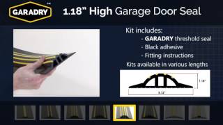 Garadry Garage Door Threshold Seals  The Product Range [upl. by Cirdet]