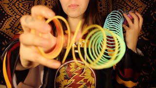 Slinky ASMR Relaxing Visual Trigger with Whispers 🌈⚡️ [upl. by Calysta]