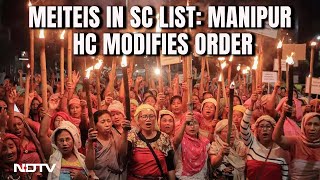 Manipur News  Manipur High Court Modifies 2023 Order On Meiteis In ST List [upl. by Anerahs]