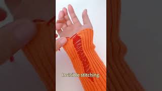 manufacturing dresstells amazonfinds hacks handsewing sewingtiktok tricks sweater mending [upl. by Notlaw]