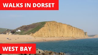 WALKS IN DORSET at WEST BAY amp BURTON BRADSTOCK THE JURASSIC COAST 4k [upl. by Biagi]