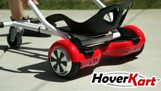 Introducing HoverKart  Transform your hoverboard [upl. by Krahling951]