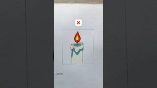 How to draw candlelight art fyp [upl. by Chemaram]