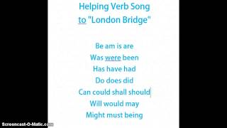 Helping Verb Song [upl. by Ardeid]