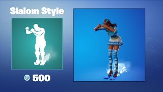 Slalom Style  Fortnite Emote [upl. by Nirek406]