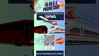 How to find amp book tickets for trains buses flights 2024 omiopromocode traveldeals tickets [upl. by Nollat]