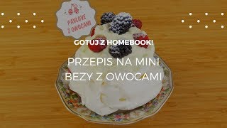 Mini bezy z bitą śmietaną i owocami homebookgotuje [upl. by Nicolau]