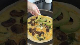 Tortilla wrap with mushrooms tortilla breakfast breakfastideas tortillaland wraptortilla [upl. by Braca]