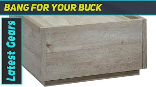 Sauder Manhattan Gate Coffee Table  Unboxing and Assembly [upl. by Blockus]