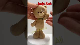 cartoon kis tarah banaya jata Hai cartoon banane Ka tarika 🧸 teddy bear bcartoon decoration chef 🧸 [upl. by Bradlee]