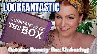 UNBOXING LOOKFANTASTIC OCTOBER 2023 BEAUTY BOX  IS THIS MONTHS BOX A GOOD ONE [upl. by Banna]